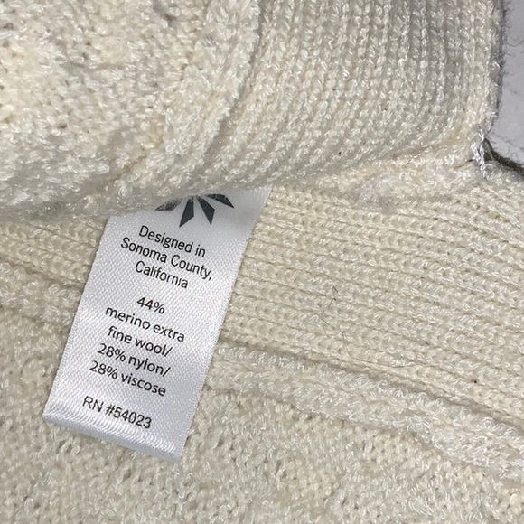 NWOT Athleta Honeycomb Merino Wool Sweater - Size S - Picture 6 of 6